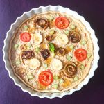 QUICHE AU FENOUIL, AU FROMAGE DE CHEVRE ET AU MIEL