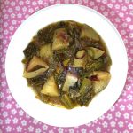 LEGUMES VERTS A L’IKARIENNE : plat des supercentenaires